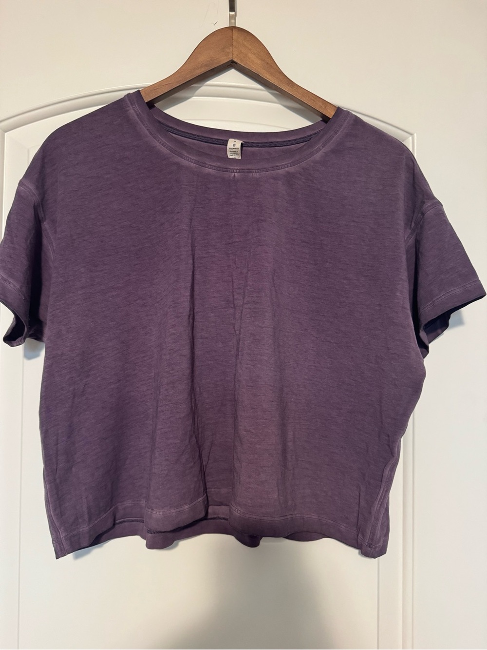 lululemon athletica Relaxed Crop Tee - Purple